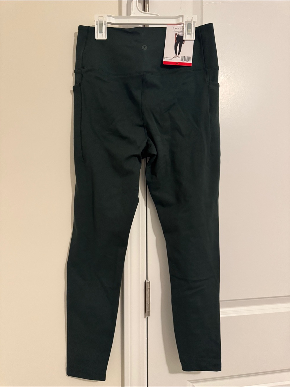 Danskin Evergreen High-Rise Performance Leggings with Two Side Pockets